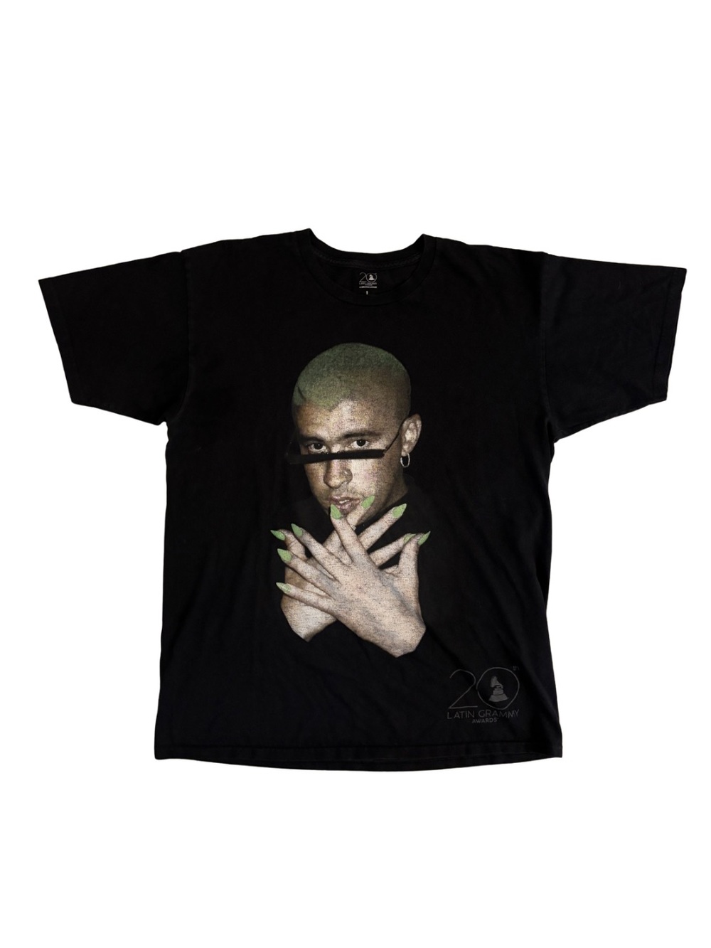 Latin Grammy’s “Bad Bunny” Black Graphic Men’s T-Shirt